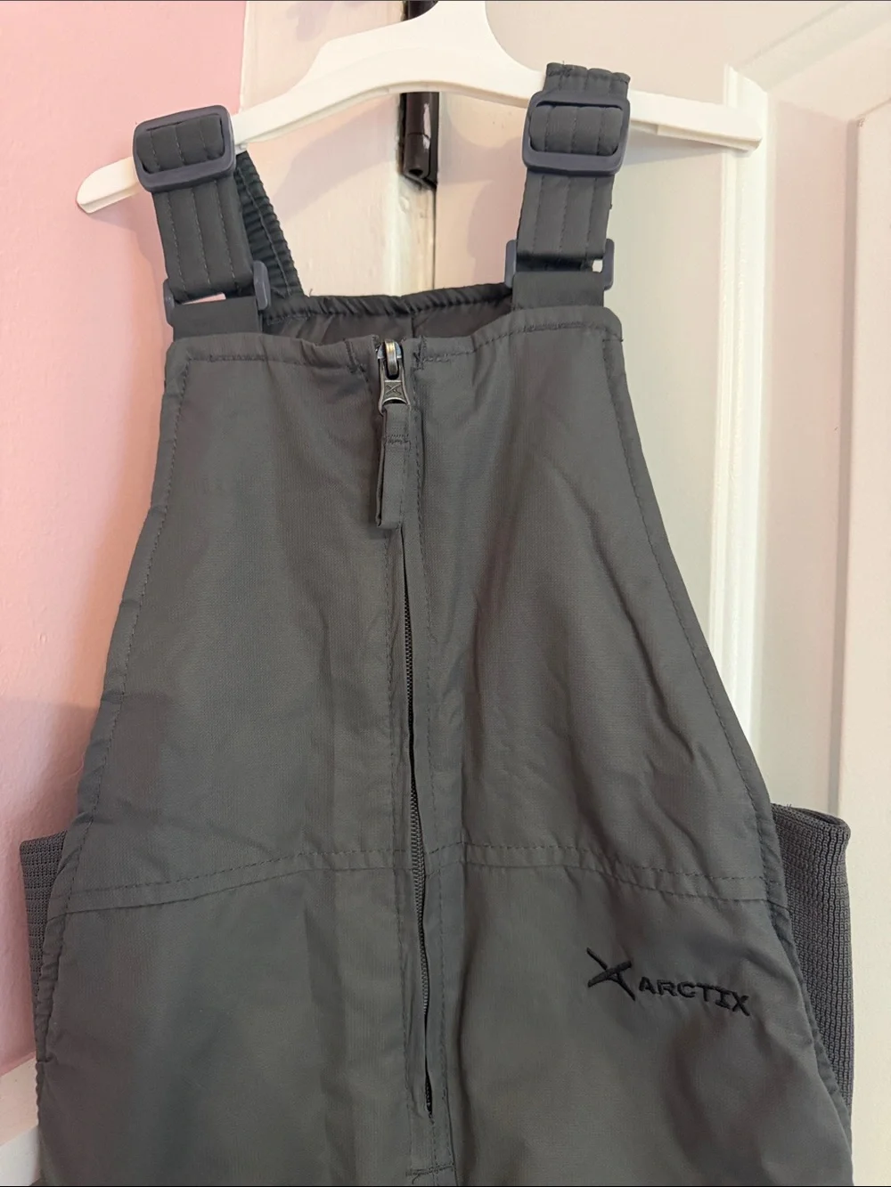 ARCTIX Kids 4T Charcoal Gray Insulated Snow Bibs C#2